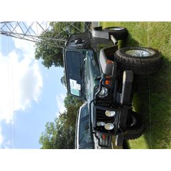 1997 JEEP WRANGLER 4X4, S/N 1J4FY29P7VP442801, 4 CYL GAS ENG, 5 SPD MANUAL TRANS, P/S, SKYJACKER LIF
