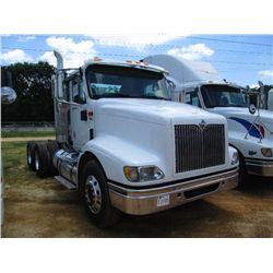 2005 INTERNATIONAL 9200i T/A TRUCK TRACTOR, S/N 3HSCEAPR95N039331, 450 HP CUMMINS ENG, 10 SPD TRANS,