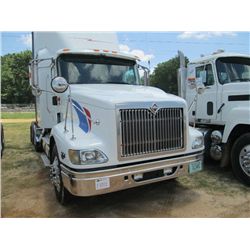 INTERNATIONAL 9400i T/A TRUCK TRACTOR, S/N 3HSCNAPR16N140834, 400 HP CUMMINS ENG, 10 SPD TRANS, 40K 
