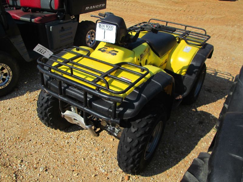 1998 HONDA FOREMAN S 4X4 4 WHEELER, S/N WA007541