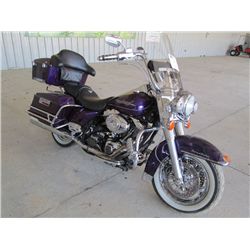 2000 HARLEY DAVIDSONFLHR ROAD KING MOTORCYCLE, S/N 1HD1FDV10YY636523, CHROME, SADDLE BAGS, VANCE & H