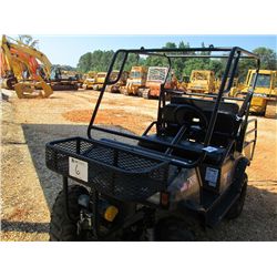 2011 STEALTH APACHE XP ATV, S/N 4592B2324AW207754, ELECTRIC, 64 VOLT, CHARGER, ROLLBAR, FRONT RACK, 