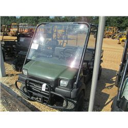 2005 KAWASAKI MULE 3010 4X4 CREW, S/N JK1AFCJ175BJ00349, GAS ENG, A/T, DUMP BED, ROLL BAR