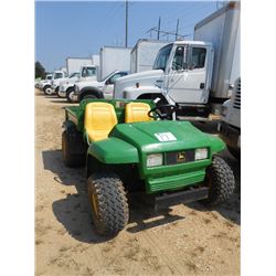 JOHN DEERE 4X2 GATOR, S/N W004X2X085895, DUMP BED, TAILGATE, METER READING 2,247 HRS