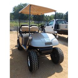 E-Z-GO GAS GOLF CAR, S/N 1506916, GAS ENG, REAR SEAT, LIFT KIT
