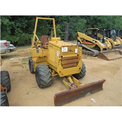 VERMEER V4150 4X4 TRENCHER, S/N 1000126, 6' BAR, ROLL BAR