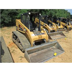 CAT 277 SKID STEER LOADER, S/N CNC02441 (03 YR) TRACK TYPE, OROPS, GP BUCKET, METER READING 1,736 HR