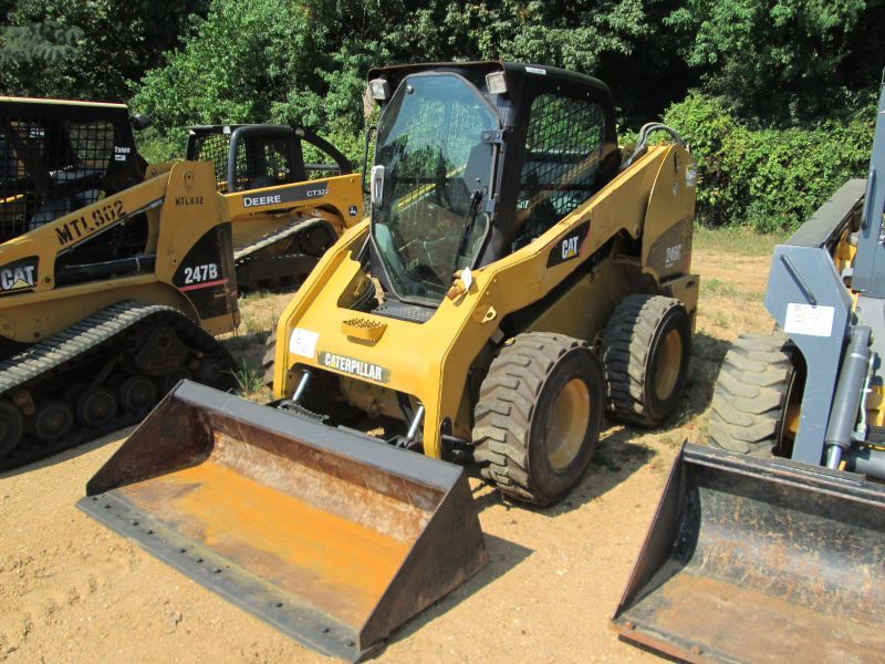 CAT 246C SKID STEER LOADER, S/N JAY02151 (08 YR) GP BUCKET, ECAB W/AIR ...