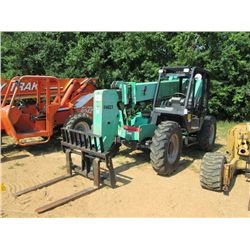JCB 506C TELESCOPIC FORK LIFT, S/N 61184824 (06 YR), 6,000# CAP, CANOPY, 13.00-24 TIRES, METER READI