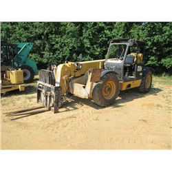 CAT TH83 TELESCOPIC FORKLIFT, S/N 3RN04417, 8,000# CAPACITY, CANOPY, METER READING 5,228 HRS