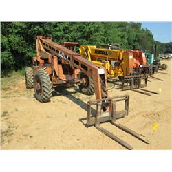 LULL 644 TT-34 TELESCOPIC FORKLIFT, S/N P-323N, 6000LB CAPACITY, 2 STAGE BOOM, 34' REACH, CANOPY