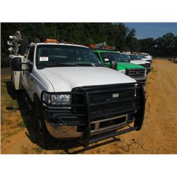 2006 FORD F350 S/A MECHANICS TRUCK, S/N 1FDWX37P36E007535, POWER STROKE DIESEL ENG, A/T, A/C, P/S, E