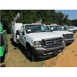 2005 FORD F550 MECHANICS TRUCK, S/N 1FTWF31P25EB20866, POWER STROKE DIESEL ENG, 6 SPD TRANS, A/C, P/