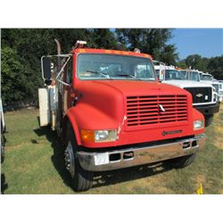 1996 INTERNATIONAL 4700 S/A MECHANICS TRUCK, S/N 1HTSCAAN7TH251946, IHC DT 466 DIESEL ENG, 6 SPD TRA