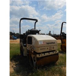 INGERSOLL-RAND DD28HF TANDEM ROLLER, S/N 168877 (01YR) 48" DRUMS, ROLL BAR