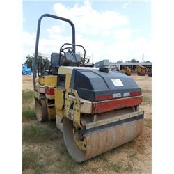DYNAPAC CC122 TANDEM ROLLER, S/N 60116328, 47" DRUMS, VIBRATORY, WATER SYSTEM
