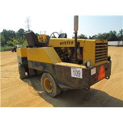 HYSTER C350A PNEUMATIC ROLLER, S/N A91C2709X, 9 WHEEL, 4 CYL DIESEL ENGINE (BAD ENGINE)