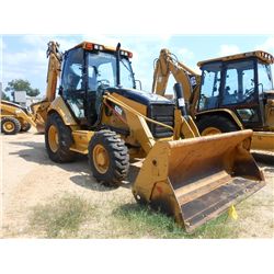 CAT 420E 4X4 LOADER BACKHOE, S/N MLS0293 (07 YR) EXTENDAHOE, 4N1 BUCKET, QUICK COUPLER, 24" HOE BUCK