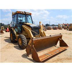 CAT 420D 4X4 LOADER BACKHOE, S/N FDP07625, EXTENDAHOE, 4N1 BUCKET, 36" HOE BUCKET, ECAB W/AIR, METER