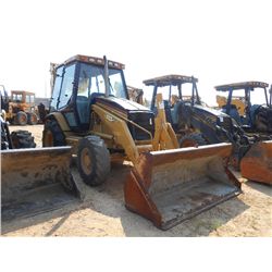 CAT 420D 4X4 LOADER BACKHOE, S/N FDP08618, GP BUCKET, 24" HOE BUCKET, CANOPY, METER READING 4,246 HR