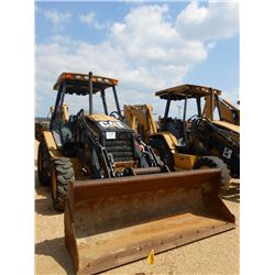 CAT 420DIT LOADER BACKHOE, S/N BLN02259, GP BUCKET, QUICK COUPLER, 24" HOE BUCKET, CANOPY, METER REA
