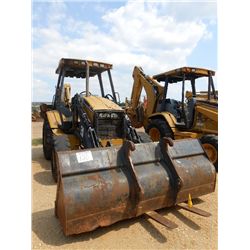 CAT 416C IT 4X4 LOADER BACKHOE, S/N 1WR09826 (2000 YR) QUICK COUPLER, GP BUCKET, FORKS, 24" HOE BUCK