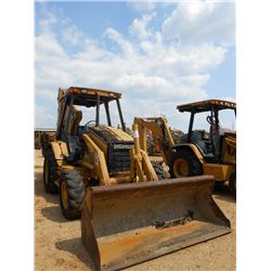 CAT 416C 4X4 LOADER BACKHOE, S/N 5YN05707, GP BUCKET 24" HOE BUCKET, CANOPY