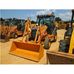 CASE 580M II 4X4 TURBO LOADER BACKHOE, S/N N7424004 (07 YR) GP BUCKET, 18" HOE BUCKET, REAR AUX HYD,