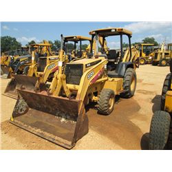 JOHN DEERE 310E 4X4 EXTENDABLE LOADER BACKHOE, S/N 885893, GP BUCKET, 24" HOE BUCKET, CANOPY, METER 