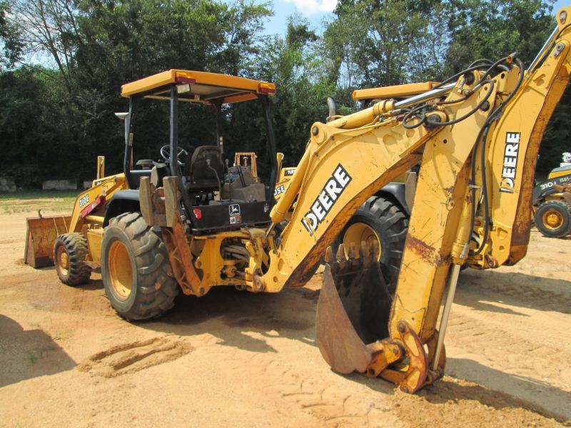 JOHN DEERE 310E 4X4 EXTENDABLE LOADER BACKHOE, S/N 885893, GP BUCKET ...