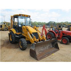 JCB 3CX 4X4 LOADER BACKHOE, S/N 0909874, GP BUCKET, 36" HOE BUCKET, CANOPY, METER READING 2,832 HRS