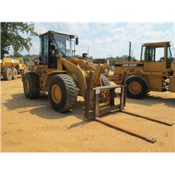 CAT 938H WHEEL LOADER, S/N MJC00580, FORKS, QUICK COUPLER, ECAB W/AIR, 20.5R25 TIRES, METER READING 