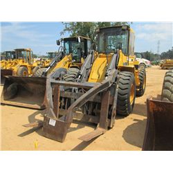 VOLVO L90B WHEEL LOADER, S/N 61647, FORKS W/TOP CLAMP, ECAB, 20.5-25 TIRES