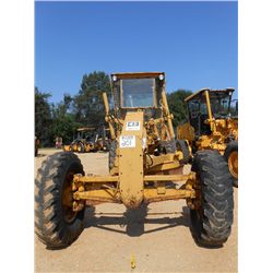CAT 120G MOTOR GRADER, S/N 87V3930, 12' HYDRAULIC MOLDBOARD, ECAB, 14.00-24 TIRES, METER READING 3,0