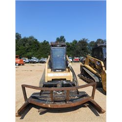 ASV POSI TRACK RC100 SKID STEER LOADER, S/N R5001094 (05 YR) TRACK TYPE, DAVCO 6470 BRUSH MOWER, ECA