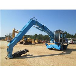 TEREX FUCHS ML331 4WD MATERIAL HANDLING EXCAVATOR, S/N 3311100394 (01 YR) CR GRAPPLE, ECAB, A/C, MET