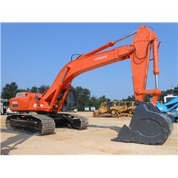 HITACHI EX550LC HYDRAULIC EXCAVATOR, S/N 17A5049, 13' STICK, 66" BUCKET, 36" PADS, ECAB