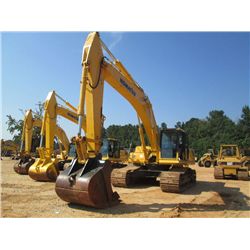 KOMATSU PC300LC-7E0 HYDRAULIC EXCAVATOR, S/N A88625 (07 YR) 9'6" STICK, 54" BUCKET, 32" TBG, ECAB W/