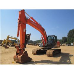 HITACHI ZX200LC-3 HYDRAULIC EXCAVATOR, S/N JA0320707 (11 YR) 8'6" STICK, 38" BUCKET, THUMB, 32" SBG 