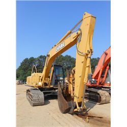 JOHN DEERE 160CLC HYDRAULIC EXCAVATOR, A/N 046180 (07 YR) SOLESBEE THUMB, ECAB W/AIR, METER READING 
