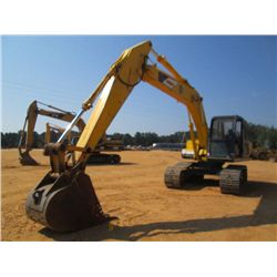 KOBELCO SK150LC HYDRAULIC EXCAVATOR, S/N YM00365, 10'2" STICK, 28" BUCKET, 24" TBG, ECAB, METER READ