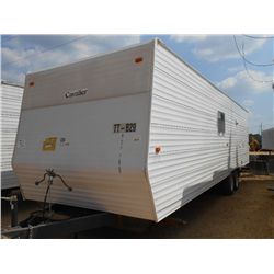 2006 32' GULFSTREAM CAVALIER TRAVEL TRAILER, S/N 1NL1VTR2861048080, FRONT BEDROOM