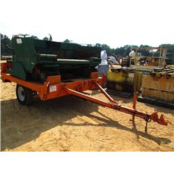 1995 LAYTON PARKING LOT PAVER S/A TRAILER, S/N LL9PTE174SS105284, BUMPER HITCH, ATTACHED LAYTON PAVE