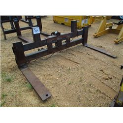 FORK ASSEMBLY FOR WHEEL LOADER, 42" FORKS