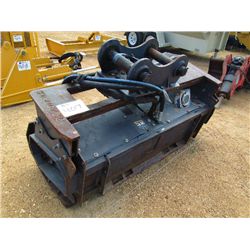 BRADCO MM60 MULCHING HEAD, S/N 210730 FITS 46,000# HYD EXCAVATOR