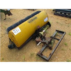 5' SWEEPSTER BROOM W/BOLT ON FRAME FOR 3 PTH