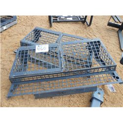 (2 EA) REAR SCREENS, FITS JOHN DEERE DOZIER