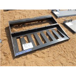 UNUSED VERSATECH FORK FRAME 11000, FITS SKID STEER