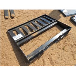 UNUSED VERSATECH FORK FRAME 11000, FITS SKID STEER