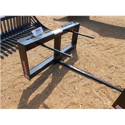 UNUSED VERSATECH HD HAY SPEAR 35000, SINGLE TINE, FITS SKID STEER